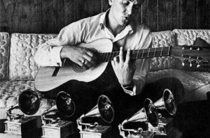 Roger Miller and his five Grammy Awards
