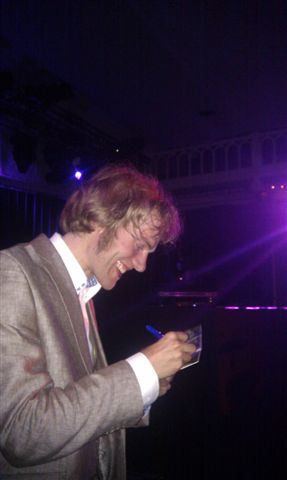 Frank de Boer at Paradiso Signing His Album